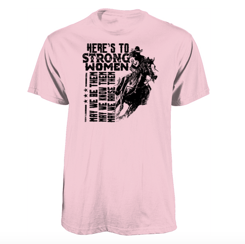 Strong women - horse option t shirt (multiple colours)