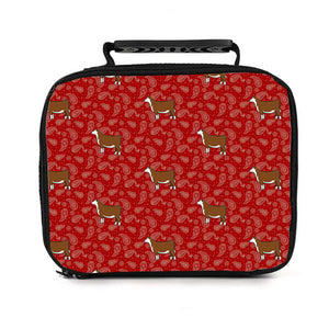 Hereford bandana lunch bag