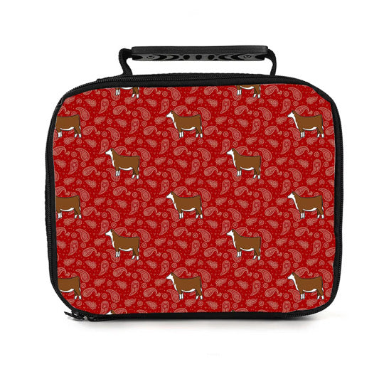 Hereford bandana lunch bag
