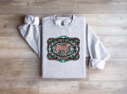 Youth -cant buy showmanship-  crewneck- multiple colours
