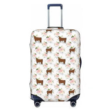 Load image into Gallery viewer, Floral hereford  Suitcase Cover - multiple sizesr