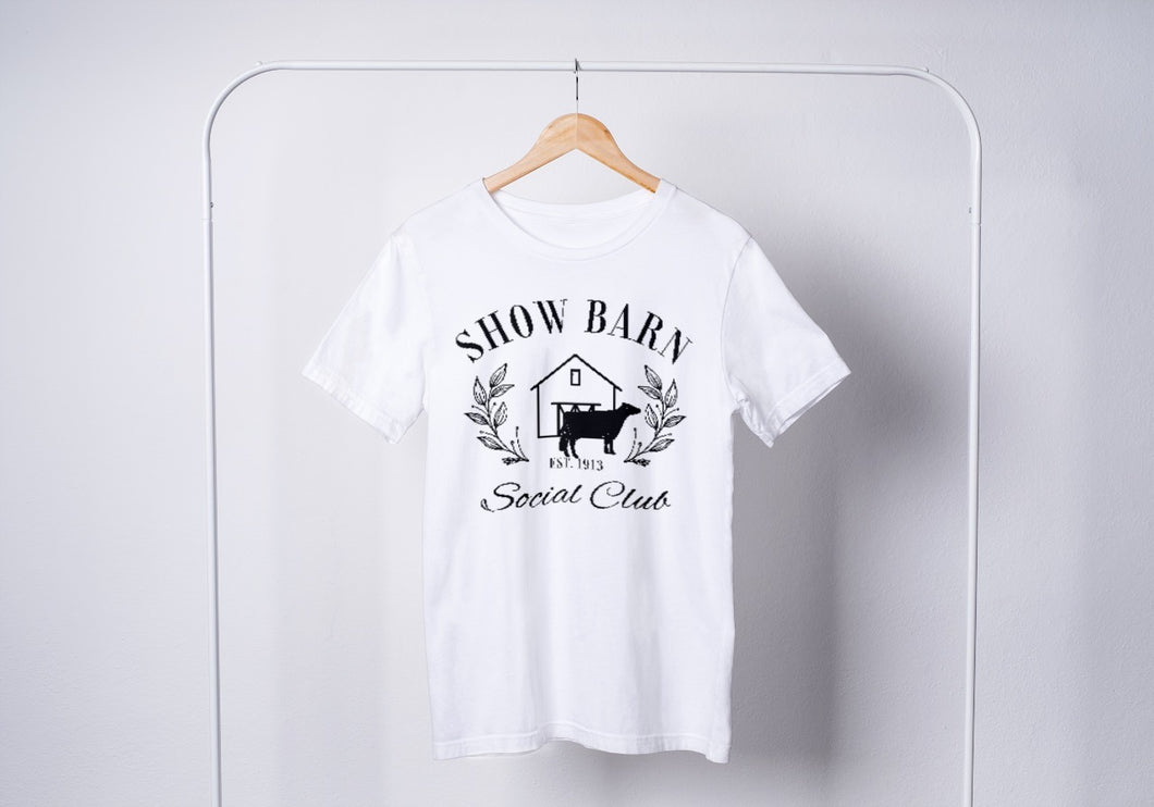 Show barn T-shirt - dairy(multiple colours)