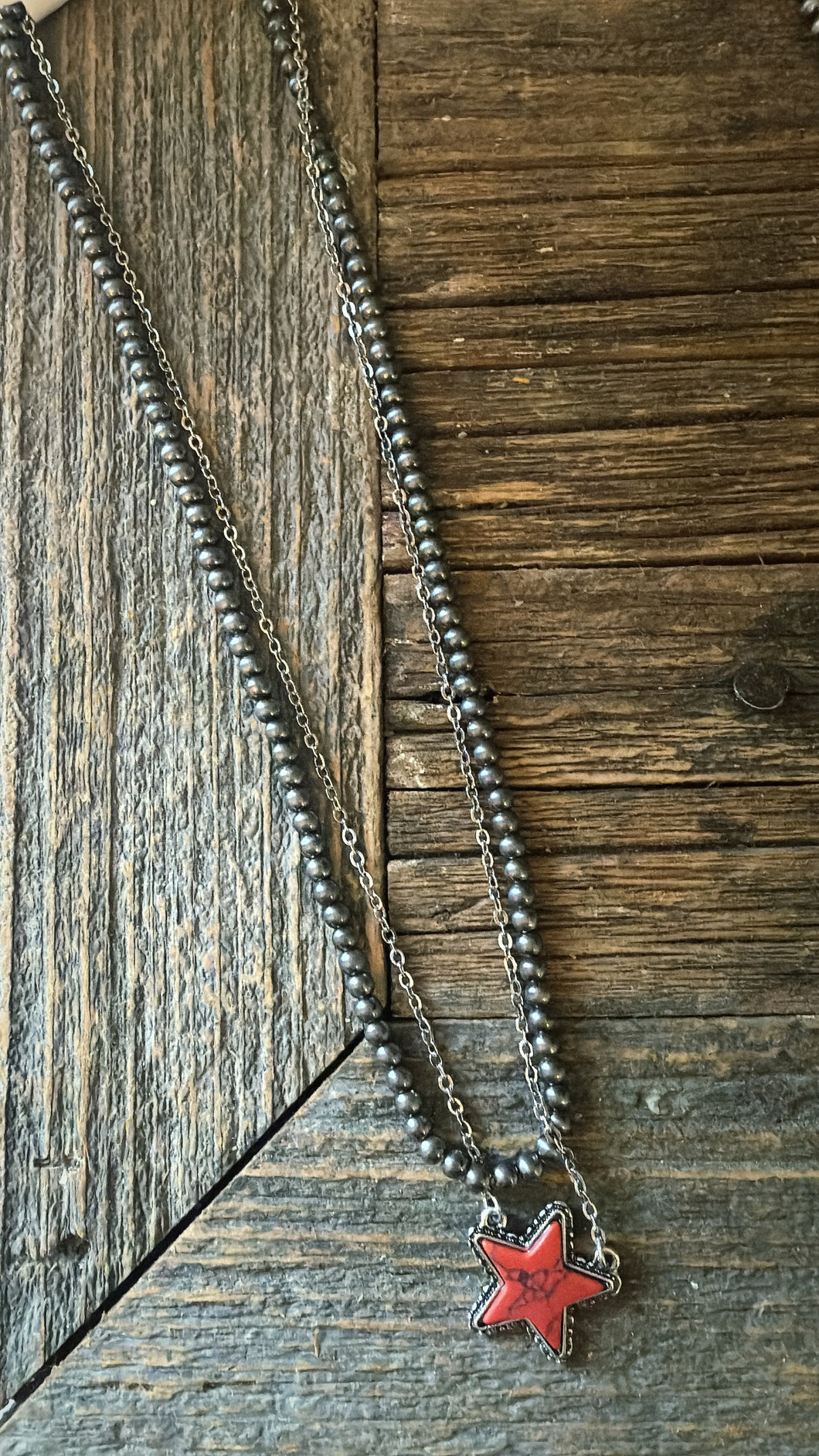 Navajo star pendant necklace (multiple colours)