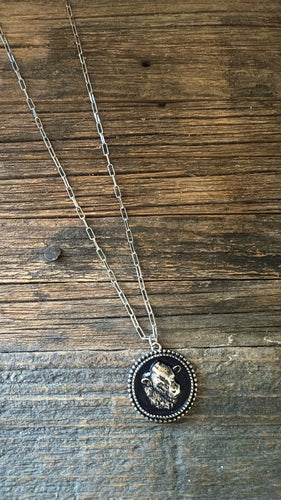Bull head necklace