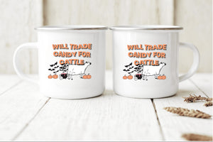 Will trade candy camping mug (cow,lamb and horse)
