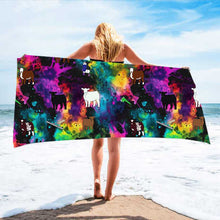 Load image into Gallery viewer, All breeds tie dye 1 beach towel