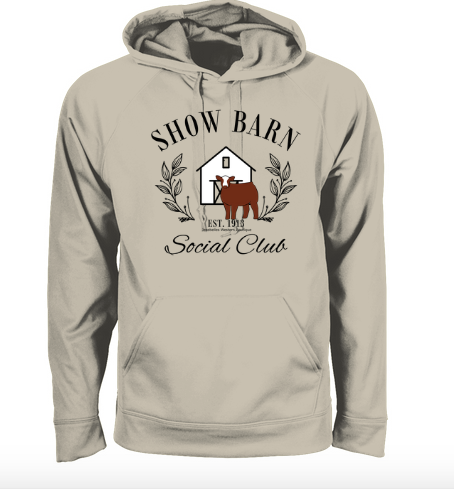 Show barn - hoodie - red baldy (multiple colours)