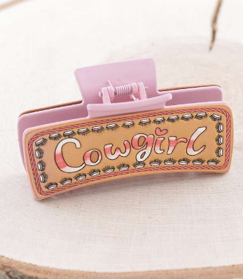 Cowgirl hair clip