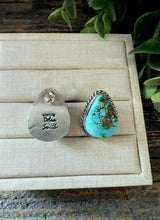 Load image into Gallery viewer, “Chloe” Handmade Sterling Silver Sonoran Gold Turquoise  Stud Earrings