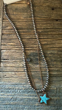 Load image into Gallery viewer, Navajo star pendant necklace (multiple colours)