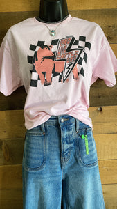 Long live cattle girls- coral-tshirt -youth