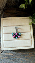 Load image into Gallery viewer, “Magnolia” HANDMADE STERLING SILVER COTTON CANDY PENDANT