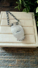 Load image into Gallery viewer, “Bardot” Native American Handmade Sterling Silver White Buffalo Necklace