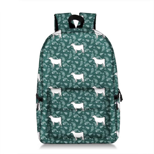 Bandana white heifer backpack