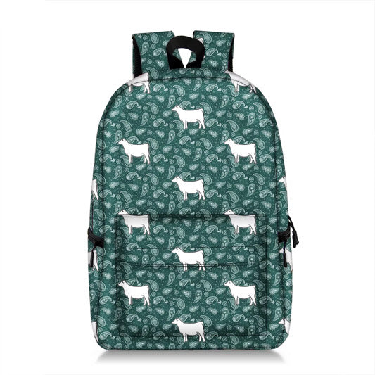 Bandana white heifer backpack