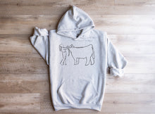 Load image into Gallery viewer, Showman outline hoodie- multiple colours