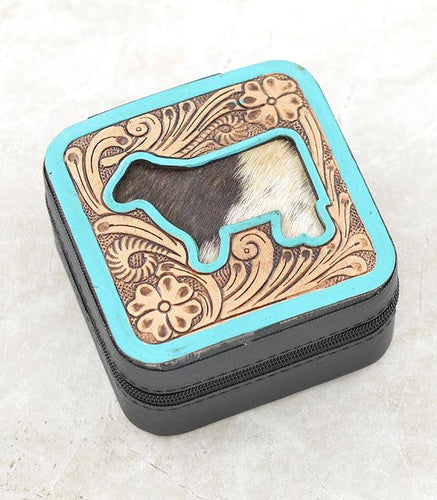 Tooled Heifer Jewelry Box