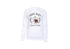 Show barn crewneck - red baldy (multiple colours)