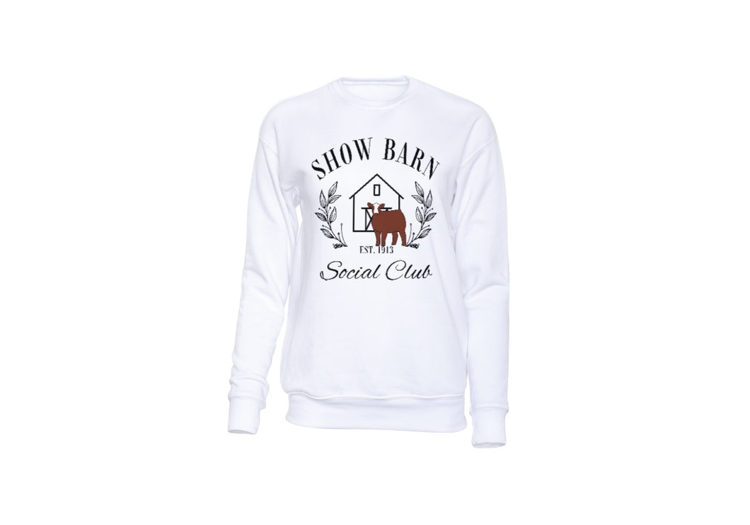 Show barn crewneck - red baldy (multiple colours)