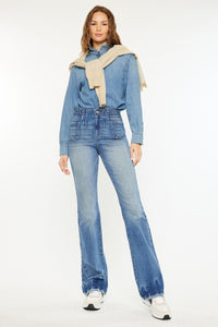 Denicee High Rise Bootcut jeans