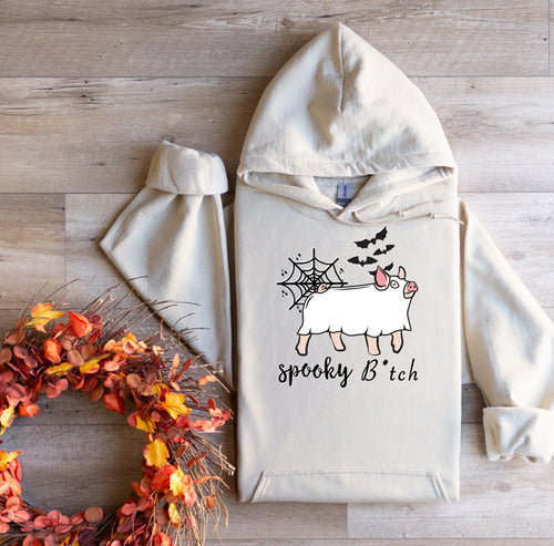Spooky B*tch pig hoodie