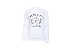 Show barn crewneck - white (multiple colours)