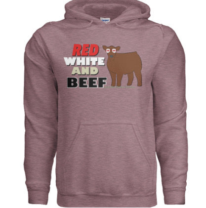 Canada red heifer hoodie (multiple colours)