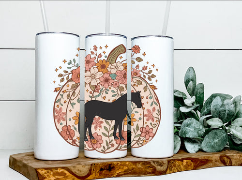 Pumpkin Horse 20 oz tumbler