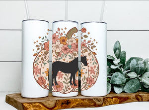Pumpkin Horse 20 oz tumbler