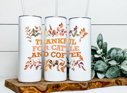 Cattle & coffee  20 oz tumbler