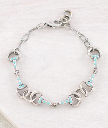 Horsebit chain bracelet