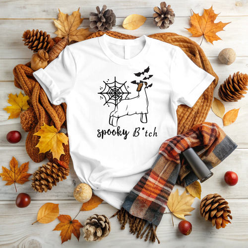 Spooky B*tch-  goat-t shirt (multiple colours)