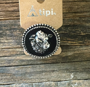 Bull head ring