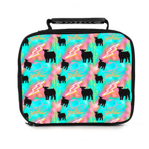 Yeehaw black heifer lunch bag