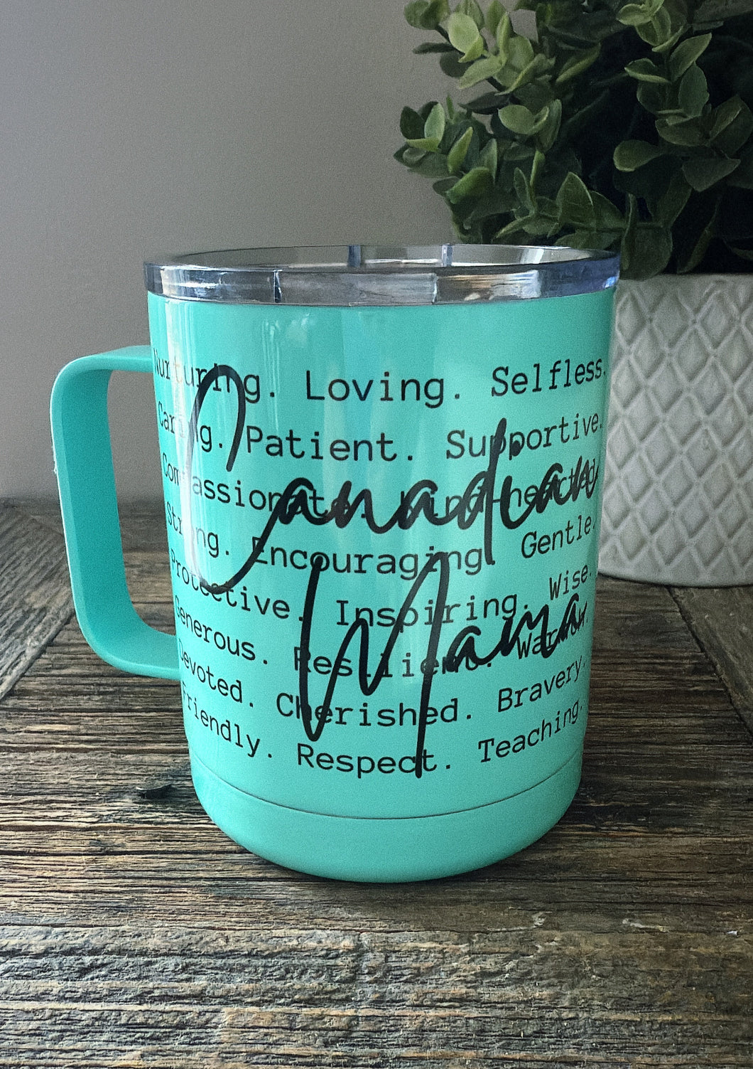Canadian mama -teal-travel
