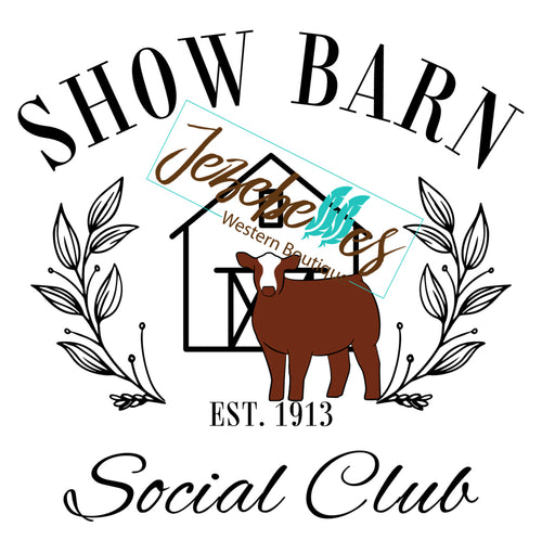 Show barn tumbler- red baldy