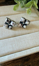 Load image into Gallery viewer, “Millie” HANDMADE STERLING SILVER WILDHORSE  POST STUDS EARRINGS