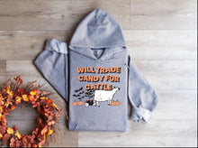 Load image into Gallery viewer, Will trade candy- cow- beef, dairy hoodie  (multiple colours)