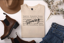 Load image into Gallery viewer, Showing-tshirt - multiple colours
