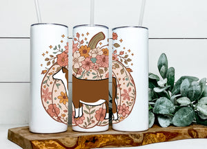 Pumpkin beef 20 oz tumbler(multiple breed options)