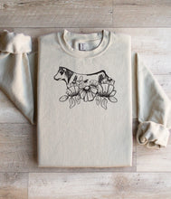 Load image into Gallery viewer, Youth -spring floral -heifer -crewneck- multiple colours
