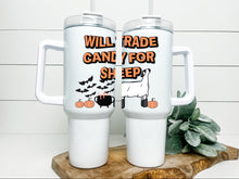 Load image into Gallery viewer, Will trade candy Handled tumbler 40z - ( beef, dairy, sheep, horse)