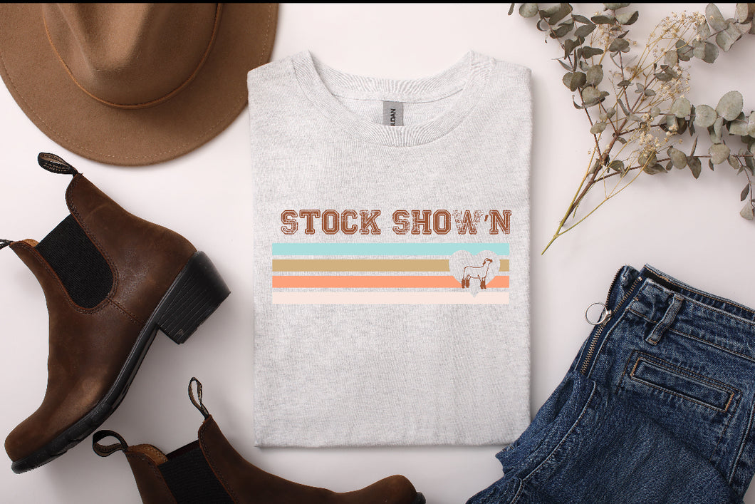 Youth Stock Show’n lamb t shirt - multiple colours