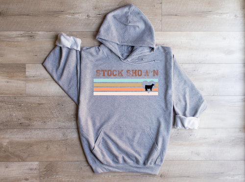 Youth stock show’n steer -hoodie- multiple colours
