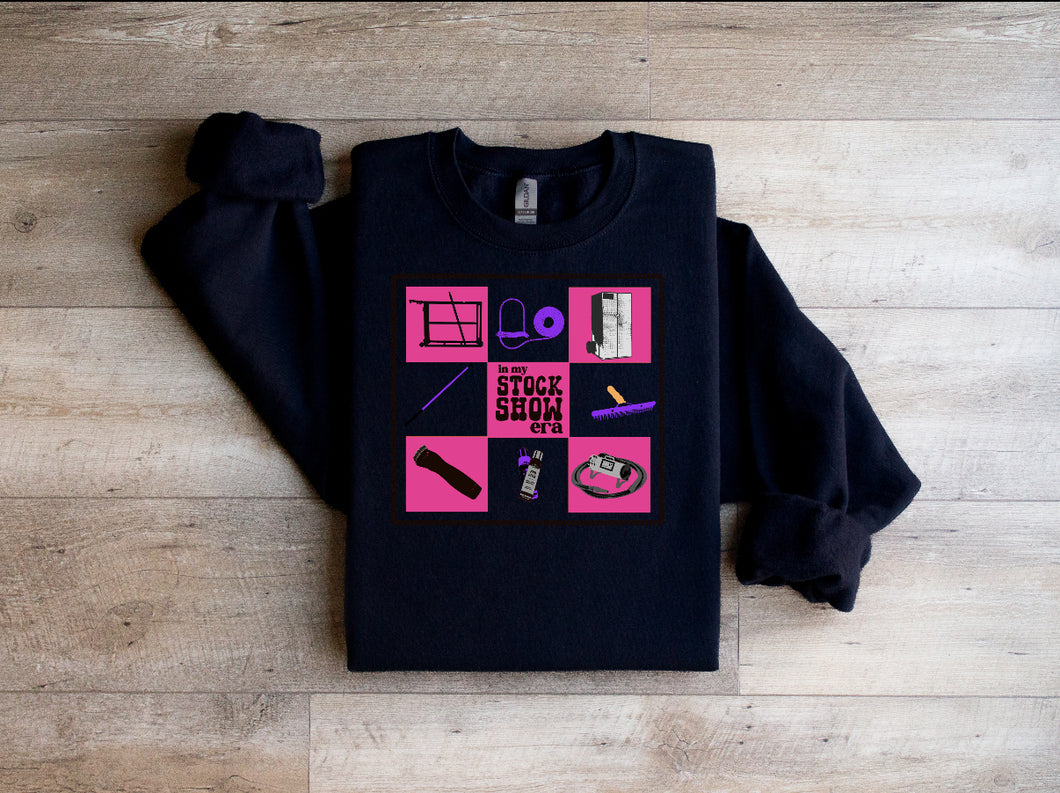Stock show era crewneck- multiple colours