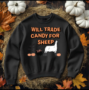Will trade candy- sheep crewneck  (multiple colours)