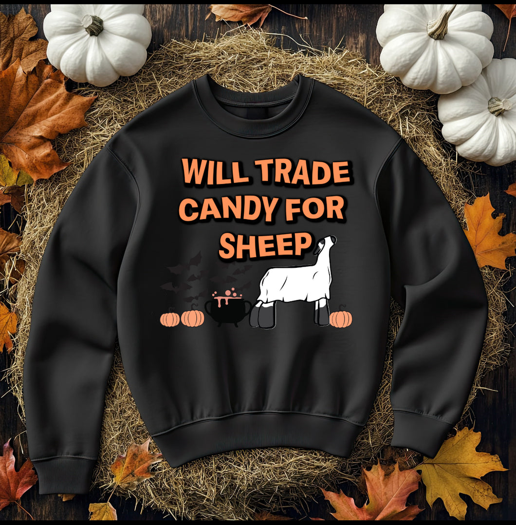 Will trade candy- sheep crewneck  (multiple colours)
