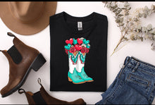 Load image into Gallery viewer, Western boots t shirt - multiple colours