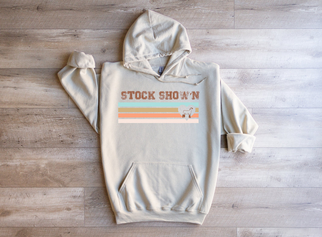 Stock show’n lamb  hoodie- multiple colours