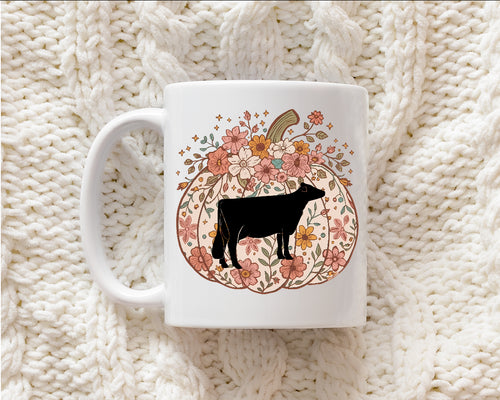 Pumpkin dairy ceramic mug